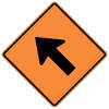 lane closure arrow