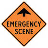 emergency scene ahead