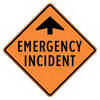 emergency incident ahead