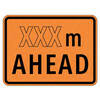 ( xxx ) m ahead