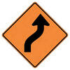 single lane curve right