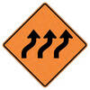 triple lane curve right