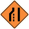 left lane closed symbol