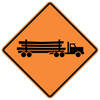 logging truck entrance / crossing left