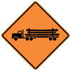 logging truck entrance / crossing right