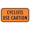 cyclists use caution tab