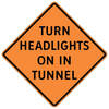 turn headlights on in tunnel