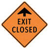 exit closed ahead