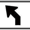 ahead left angled arrow tab