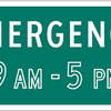 emergency (hours of operation) tab