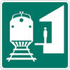 train station symbol