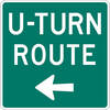 u-turn route left