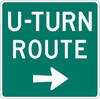 u-turn route right