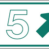 ( xx ) km right angled arrow tab