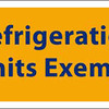 refrigeration units exempt tab