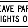  leave park lights on tab