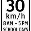 30km/hr 8am - 5am school days tab