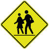 school crosswalk ahead