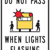do not pass when lights flashing
