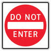 do not enter with text