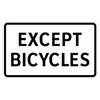 except bicycles tab