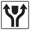 median with right and left arrows