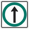 straight thru only arrow