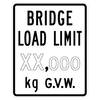  bridge limit ( xx ) kg g.v.w.