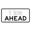 ( xx ) km ahead tab