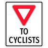 yield to cyclists
