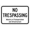 no trespassing MOT