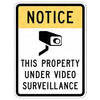 notice this property under video surveillance