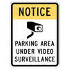 notice this parking area under video surveillance