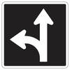 this lane left or thru only