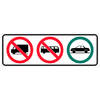 no trucks, no buses, cars permitted