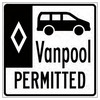 hov, vanpool permitted