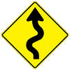 winding road left