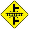 offset/side-roads left / right rr overpass