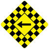 checkerboard left / right arrow