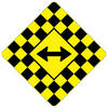 checkerboard double arrow