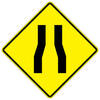 road narrows