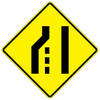 left lane ends