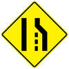 right lane ends