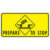 swing / raised bridge ahead prepare to stop