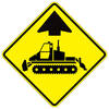 snow cat ahead - right