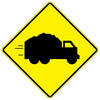truck crossing - left