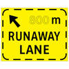 runaway lane ( xxx ) m - left