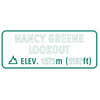 Name) Lookout Elev. ( x ) m ( x ) ft