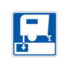 Septic dump for RV & Trailers available in Rest Area symbol 