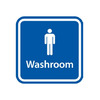 Static Application Signs for Men’s Washrooms Facilities
